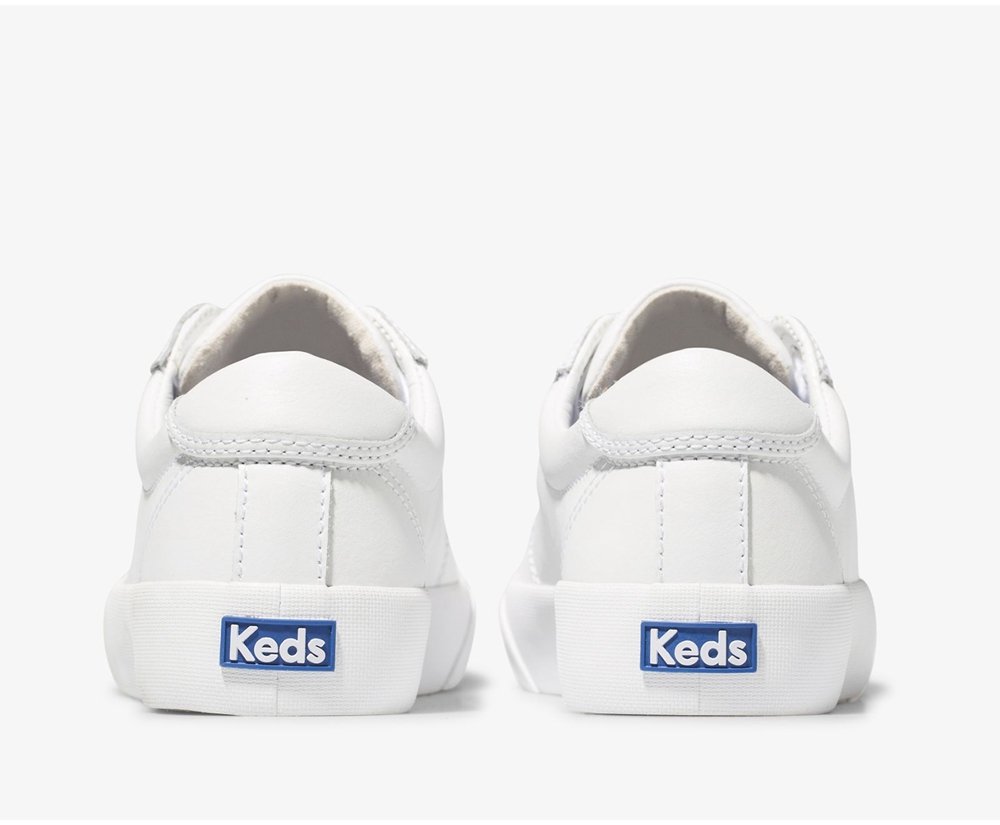 Zapatillas Keds Mujer Blancas - Crew Kick 75 Cuero - 978-OYUTSA